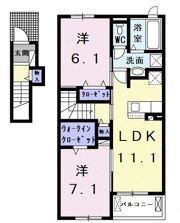 プルメリアⅠの間取り画像
