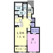 プルメリアⅡの間取り画像