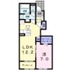 アージュ ベル Aの間取り画像