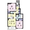 エスポワールAの間取り画像