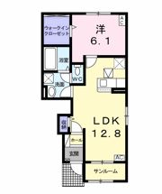 シャンポール須賀の間取り画像