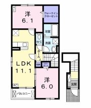 シャンポール須賀の間取り画像