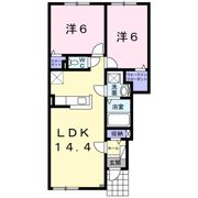 パルタージュⅢの間取り画像