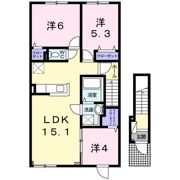 パルタージュⅢの間取り画像