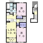 ヴィバルディAの間取り画像