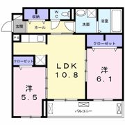 ハイム リーラの間取り画像