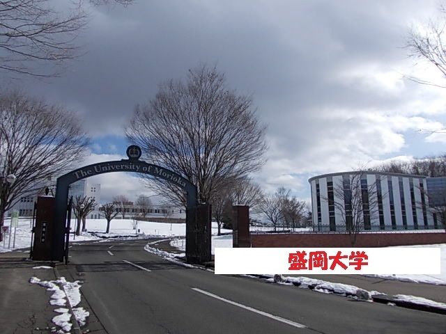 近くの盛岡大学まで3,800m（徒歩48分）