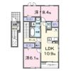 CAMELLiA（カメリア）1の間取り画像