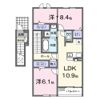 CAMELLiA（カメリア）1の間取り画像
