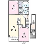 ベルエキップの間取り画像
