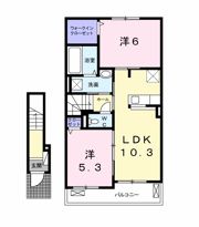 ラフィーネⅠの間取り画像