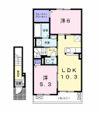 ラフィーネⅠの間取り画像