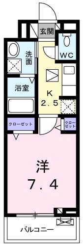 フォンターナ・ポルタの間取り画像