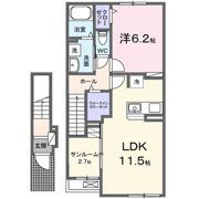 イリーデⅢの間取り画像
