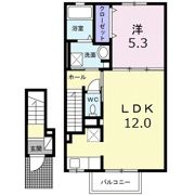 ブルースカイの間取り画像