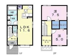 霜月（しもつき）の間取り画像