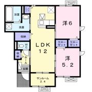 ロンベルジュ Ⅳの間取り画像
