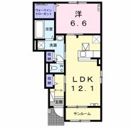 フィオーレ加賀野 Aの間取り画像