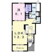 カーサ・デ・フローラの間取り画像