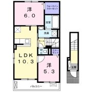 スターブル小和田 Ⅰの間取り画像
