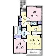 スターブル小和田 Ⅱの間取り画像
