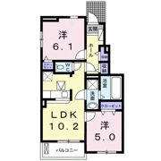 スターブル小和田 Ⅱの間取り画像
