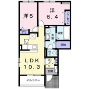 スターブル小和田 Ⅲの間取り画像