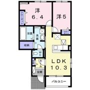 スターブル小和田 Ⅲの間取り画像