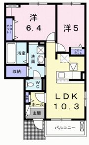 ボヌール堀ノ内の間取り画像