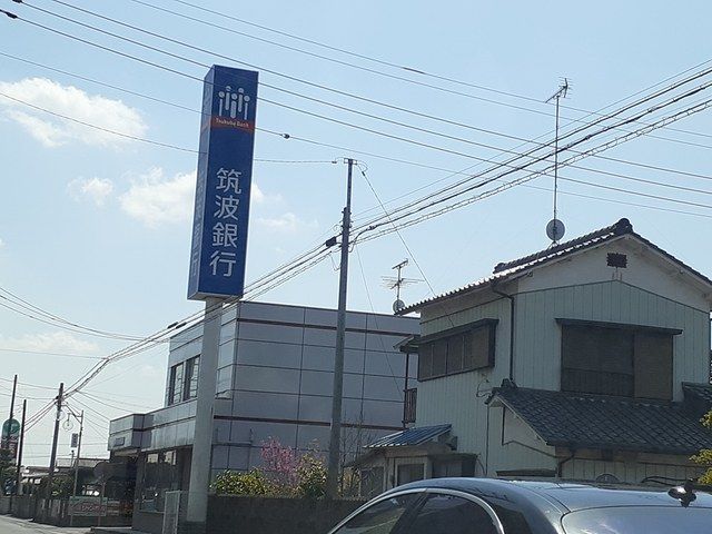 近くの筑波銀行三和南支店まで700m（徒歩9分）