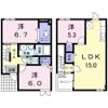 フォリア バンビーノ Bの間取り画像