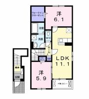 カーサ リザイヤ Ⅰの間取り画像