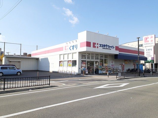 近くのココカラファインまで300m(徒歩4分)
