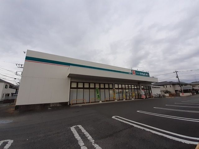 近くのドラッグセイムス緑が丘店まで1,100m（徒歩14分）