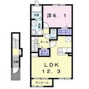 フォルシュ U．N．Bの間取り画像