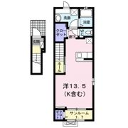 ミルト開成の間取り画像