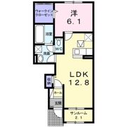 サニーテラス Bの間取り画像