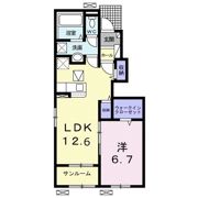 ヴィラージュ エストの間取り画像