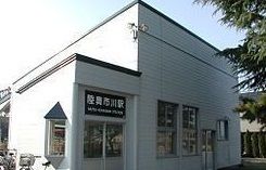 近くの陸奥市川駅まで500m（徒歩7分）