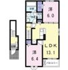 ノイシュタットエビス Ⅱの間取り画像