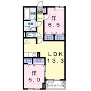 メゾン アンソレイエの間取り画像