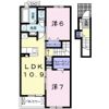 ルミナス Bの間取り画像