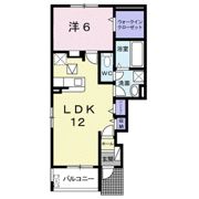 シャーンス Bの間取り画像