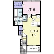 シャーンス Bの間取り画像