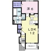 シャーンス Bの間取り画像