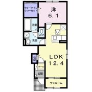 プリマステラ Ⅱの間取り画像