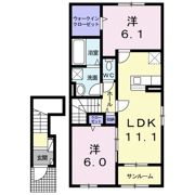 プリマステラ Ⅱの間取り画像