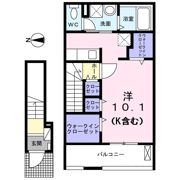 カーサ ソーレの間取り画像