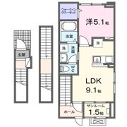 エリタージュ Ⅱの間取り画像