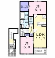 エテルネル・ボヌールⅢの間取り画像